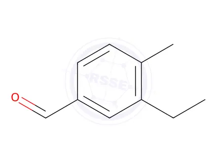 Chemical structure of Benzaldehyde, 3-ethyl-4-methyl-(9CI)