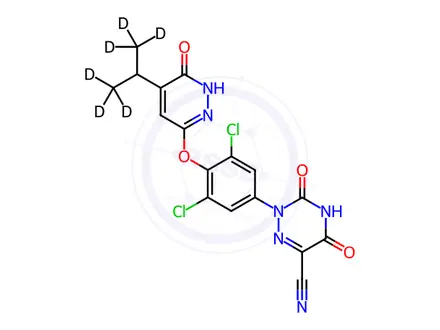 Chemical structure of Resmetirom-d6
