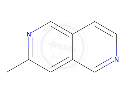 Chemical structure of 2,6-Naphthyridine,3-methyl-(9CI)
