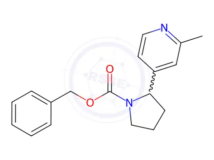 Chemical structure of Benzyl 2-(2-methylpyridin-4-yl)pyrrolidine-1-carboxylate
