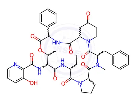 Chemical structure of Pristinamycin