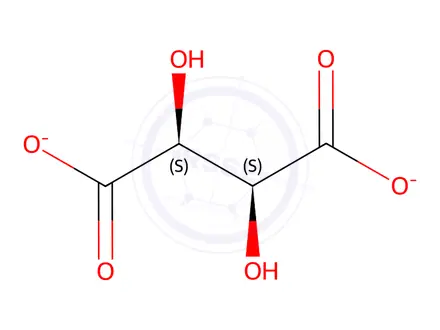 Chemical structure of Sodium (2S,3S)-2,3-dihydroxysuccinate
