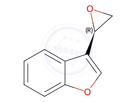 Chemical structure of Benzofuran, 3-(2R)-oxiranyl-(9CI)