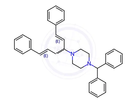 Chemical structure of Cinnarizine EP Impurity D