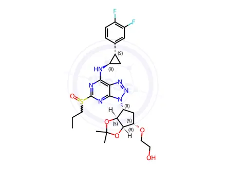 Chemical structure of Ticagrelor Impurity 538