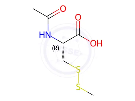 Chemical structure of Acetylcysteine Impurity 276