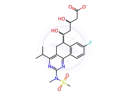 Chemical structure of Rosuvastatin impurity H
