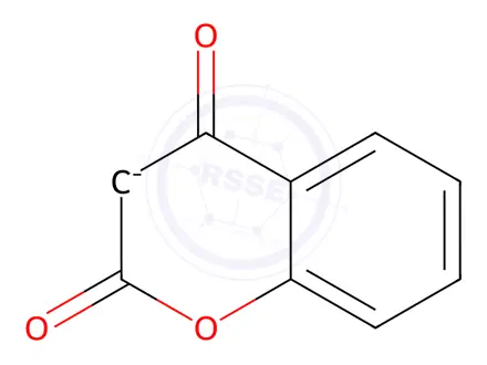 Chemical structure of Warfarin Impurity A