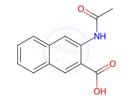 Chemical structure of Naphthoic Acid Impurity 13
