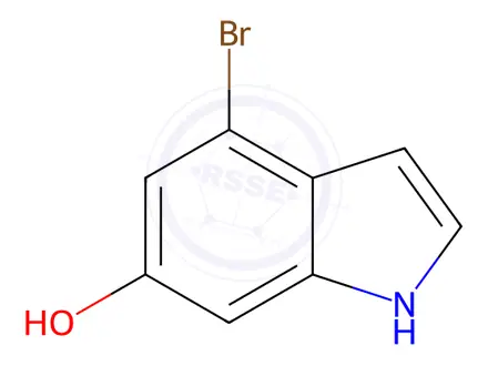 Chemical structure of 4-Bromo-1H-indol-6-ol