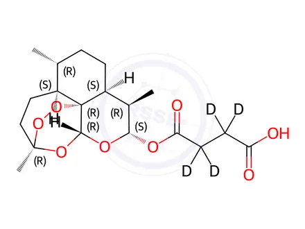 Chemical structure of Artesunate-D4