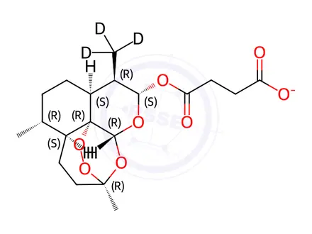 Chemical structure of Artesunate-d3