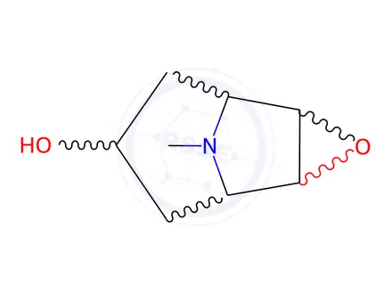 Chemical structure of Tiotropium impurity 4