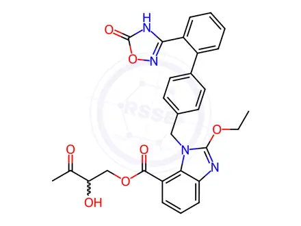 Chemical structure of Azilsartan Impurity U-4