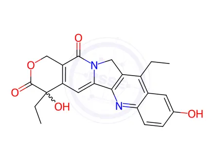 Chemical structure of 7-Ethyl-10-Hydroxy Camptothecin