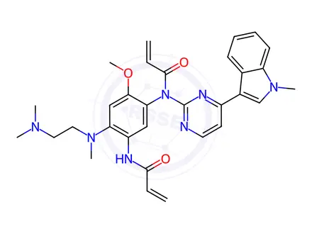 Chemical structure of Osimertinib Impurity 1