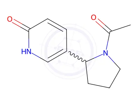 Chemical structure of 5-(1-Acetylpyrrolidin-2-yl)pyridin-2(1H)-one