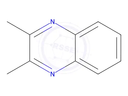 Chemical structure of 2,3-Dimethylquinoxaline