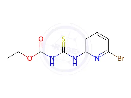 Chemical structure of Ethyl (6-bromo-pyridin-2-ylamino)carbonothioylcarbamate