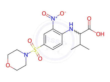 Chemical structure of (4-(Morpholinosulfonyl)-2-nitrophenyl)valine