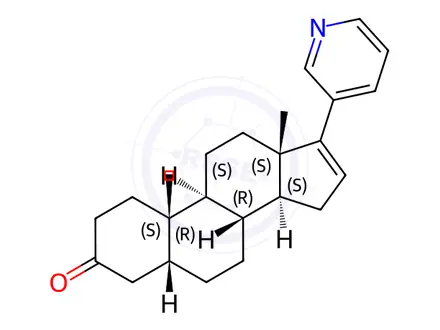Chemical structure of Abiraterone Acetate Impurity 73
