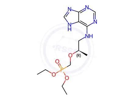 Chemical structure of Diethyl (R)-(((1-((7H-purin-6-yl)amino)propan-2-yl)oxy)methyl)phosphonate