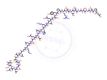 Chemical structure of Calcitonin Salmon Related Compound B