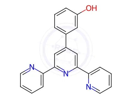 Chemical structure of 3-([2,2':6',2''-Terpyridin]-4'-yl)phenol