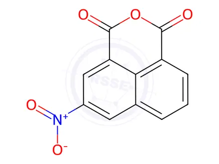 Chemical structure of 3-Nitro-1,8-naphthalic Anhydride