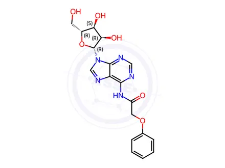 Chemical structure of N-(2-Phenoxyacetyl)adenosine