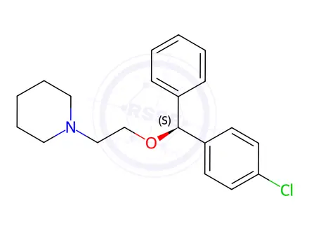Chemical structure of Cloperastine Impurity 1((S)-Cloperastine) (Levocloperastine)