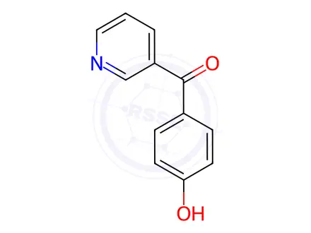 Chemical structure of (4-Hydroxyphenyl)(pyridin-3-yl)methanone