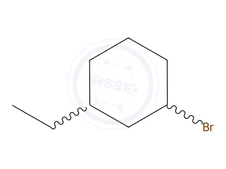 Chemical structure of Cyclohexane, 1-bromo-3-ethyl-