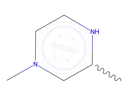 Chemical structure of 1,3-Dimethyl-piperazine dihydrochloride