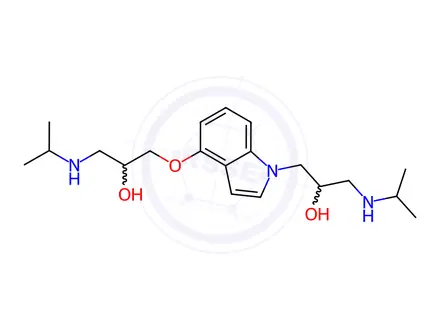 Chemical structure of Pindolol EP impurity B
