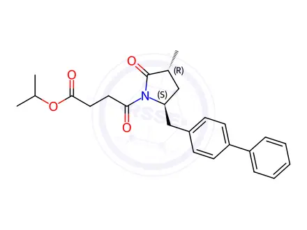 Chemical structure of LCZ696(valsartan + sacubitril) Impurity 16