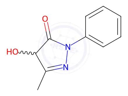 Chemical structure of Edaravone impurity DO