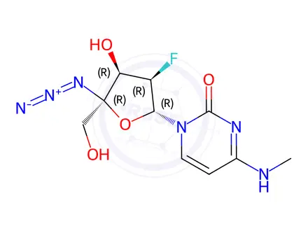 Chemical structure of Azvudine Impurity 5