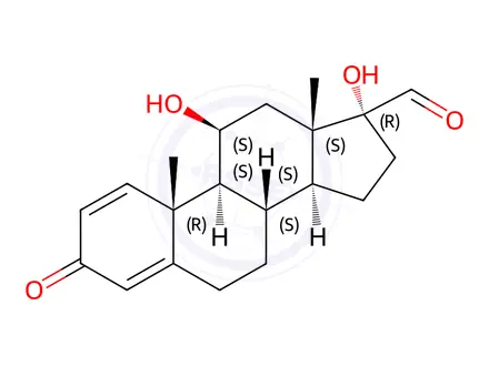 Chemical structure of Prednisolone Impurity 37