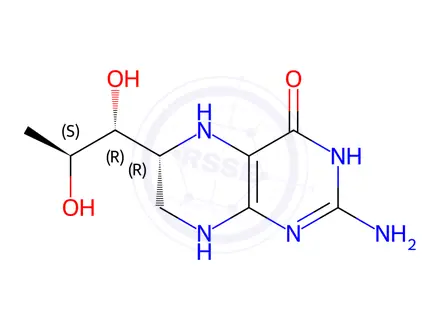 Chemical structure of Sapropterin