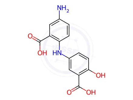 Chemical structure of Mesalazine Impurity 2