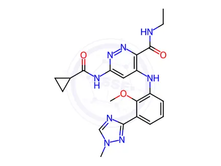 Chemical structure of Deucravacitinib Impurity 23