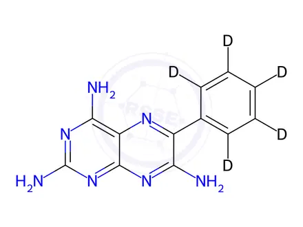 Chemical structure of Triamterene Impurity 1