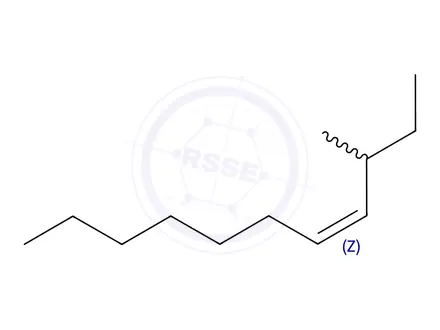 Chemical structure of (4Z)-3-Methyl-4-undecene