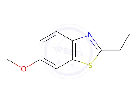 Chemical structure of Benzothiazole, 2-ethyl-6-methoxy-(8CI,9CI)