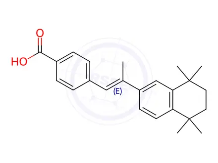 Chemical structure of Palovarotene Impurity 163 (TTNPB)