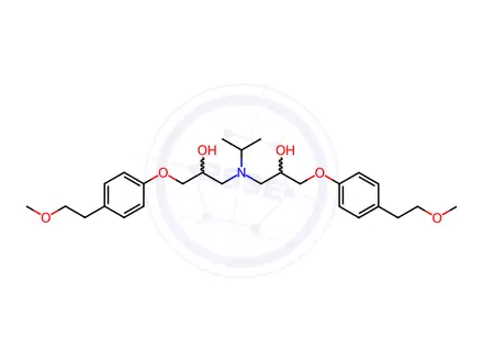 Chemical structure of Metoprolol USP Impurity D HCl