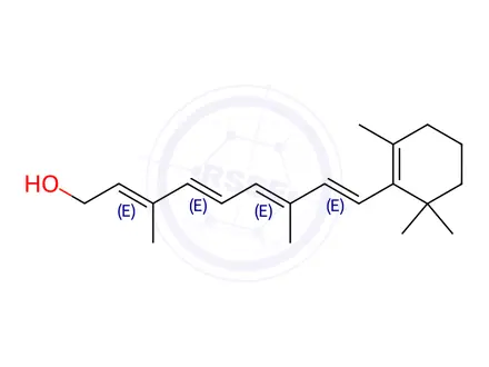 Chemical structure of Provitamin A
