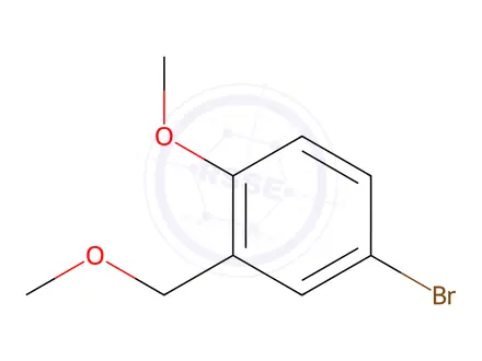 Chemical structure of 4-Bromo-1-methoxy-2-(methoxymethyl)benzene