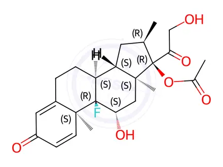Chemical structure of Dexamethasone 17-acetate